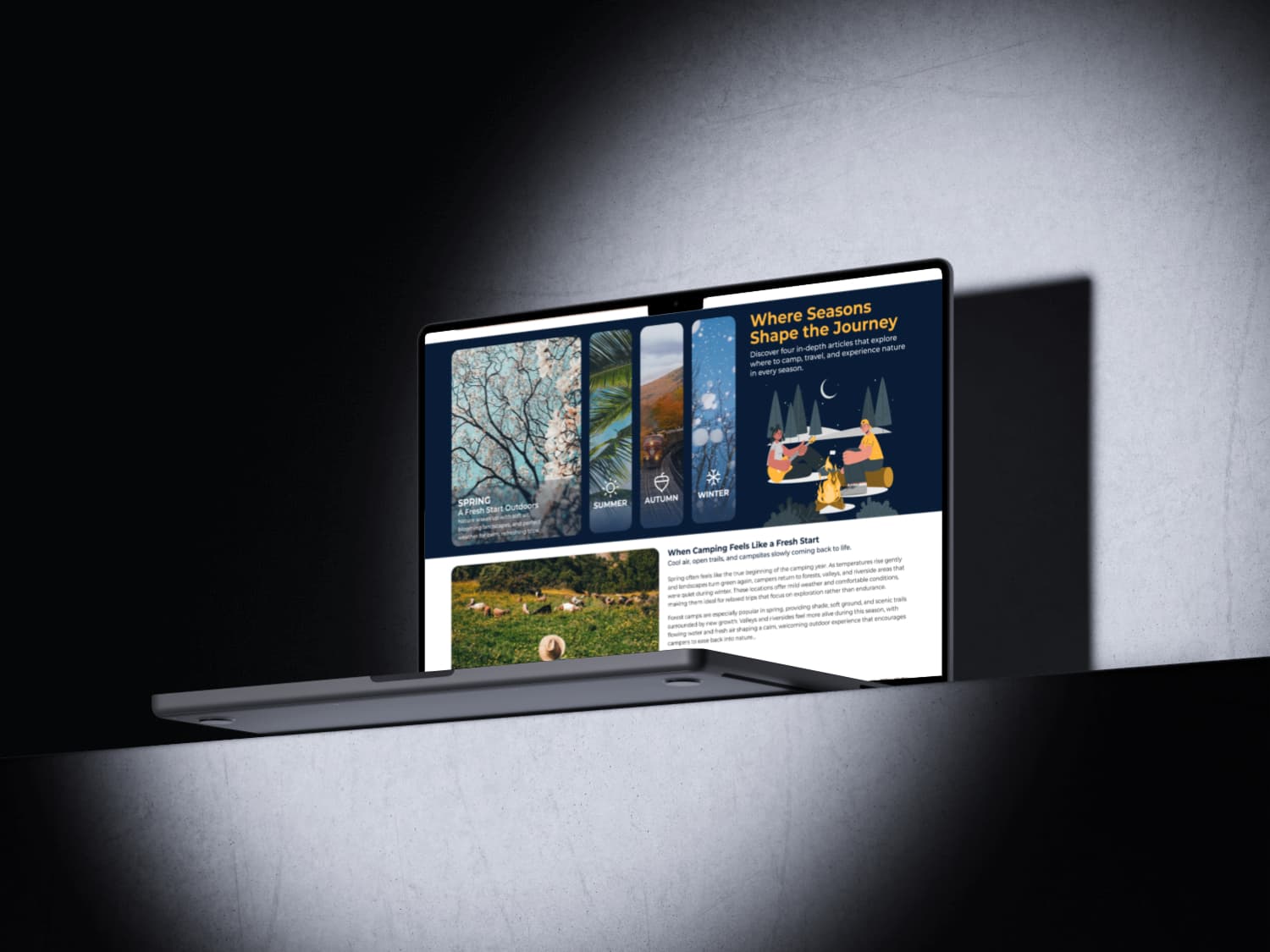 Monitor mockup